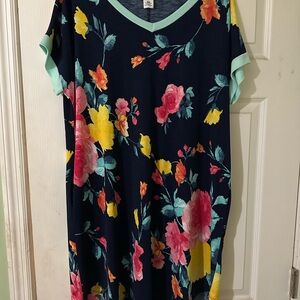 Floral V-Neck Dress